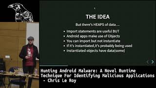 BSides Lisbon 2018: A Novel Runtime Technique For Identifying Malicious Applications - Chris Le Roy