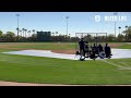 dodgers roki sasaki faces hitters for first time at camelback ranch 3 innings home plate view