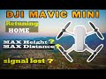 DJI Mavic Mini  Range Test  || DJI MAVIC MINI Height - Distance check || Drone Series