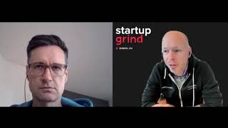 Myke Naef (Übermorgen Ventures) w/David Butler at Startup Grind Zurich