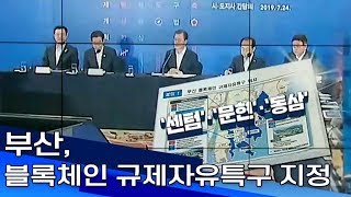 부산, 블록체인 규제자유특구 지정 부산MBC20190724