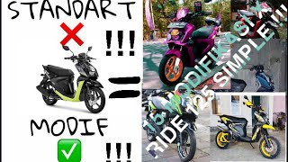 15 Modifikasi X Ride 125 SIMPLE!!, Cocok Dipakai Harian