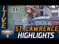 Day 1 - Bassmaster LIVE Highlights - St. Lawrence River