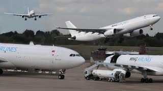 MNG AIRLINES AIRBUS A330-300 - Landing * Unloading * Taking Off ✈️ BHX