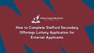 How to Complete Application for External Applicants