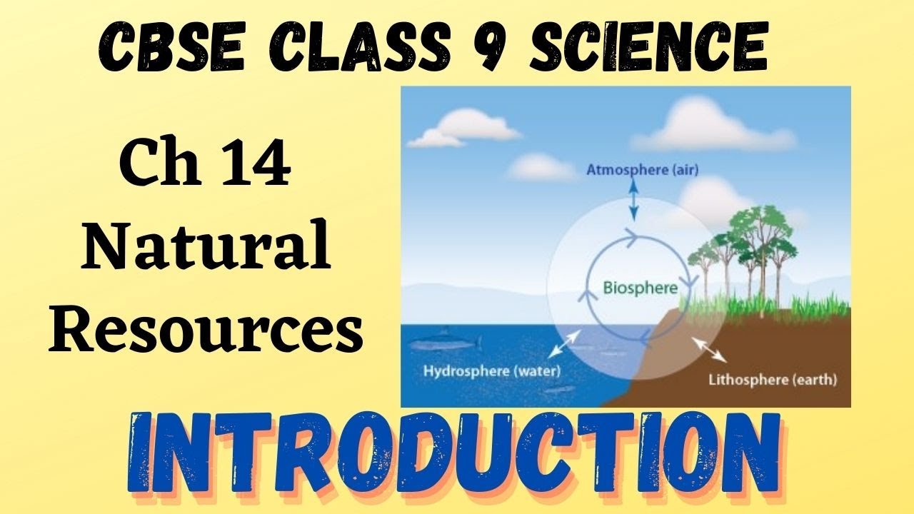 Introduction - Natural Resources | CBSE Class 9 Science Ch 14 ...