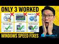 I Tested Every Popular Windows Speed Fix — Only 3 Actually Worked