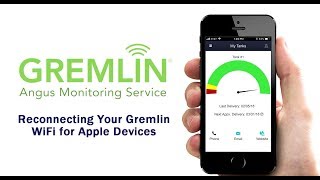 GREMLIN Tank Monitor Wifi Reset Tutorial for Apple Devices