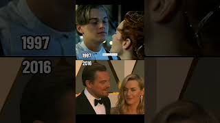 Kate Winslet & Leonardo DiCaprio - Titanic (1997) vs. Oscars (2016) #leonardodicaprio #katewinslet