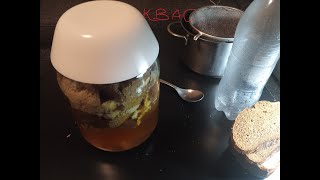 Хлебный квас Полный процесс Bread kvass Complete process