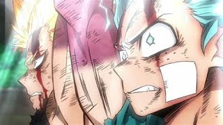 Deku \u0026 Bakugo VS Nine - Boku No Hero Heroes Rising [AMV] Lyrics - Rise Up #mha #riseup #lyrics