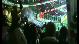 Juve 0 1 Milan flares:bombs:bomba between fans