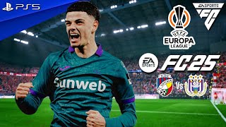 FC Viktoria Plzeň vs R.S.C. Anderlecht | UEFA Europa League 24/25 League Phase | HD Gameplay