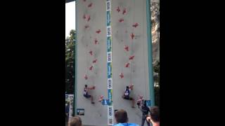 Speed Climbing World Cup Arco 2014 - Libor Hroza World Record