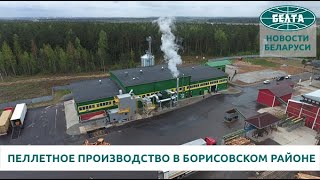 Пеллетное производство открылось в Борисовском районе