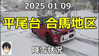 コペン 2025年1月9日 12:30 平尾台 合馬地区 降雪状況【4K】