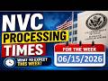 NVC Processing Times As of June 15, 2026