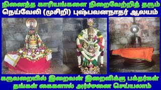 நெய்வேலி புஷ்பவனநாதர் திருக்கோவில் முசிறி திருச்சி / Neyveli Pushpavanathar Temple Musiri Trichy