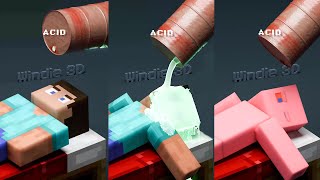 The Most Satisfying Minecraft Fluids Simulations 3 Compilation