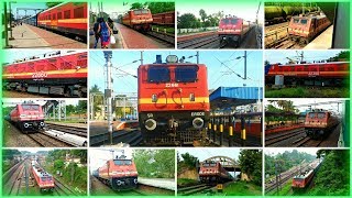 All Erode WAP4 Locomotives - Mega Compilation