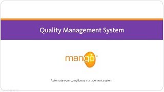 Mango - Quality Management System