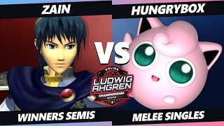 LACS 4 Winners Semis - Hungrybox (Jigglypuff) Vs. Zain (Marth) SSBM Melee Tournament