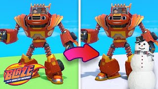 Spot the Difference #2 w/ Blaze, Crusher \u0026 More! 🔎 | Blaze and the Monster Machines