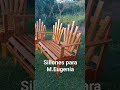 sillones de 2 cuerpos de madera para el jardín