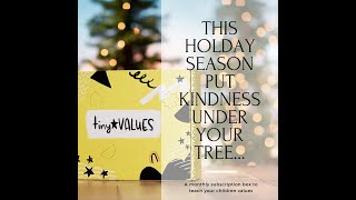 Unboxing Tiny Values Subscription Box for Kids- The Gift of Values Lasts a Lifetime