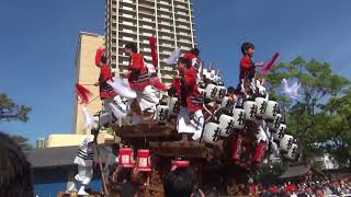 2018年　神戸・庄内だんじり②　宮入・横屋