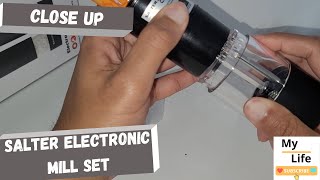 Salter Electronic Mill Set Close Up Review