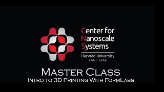 Masterclass: Intro to 3D Printing with FormLabs, Sandra Nakasone