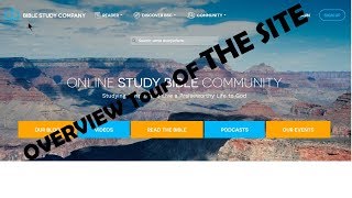 7-Overview tour of Bible Study Company Tools