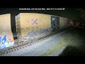 cpkc 2 trains pass live train cam oct 17 2023