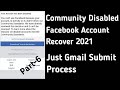 How To Community Disabled Facebook Recover 2021 || By Sozol Islam Sany