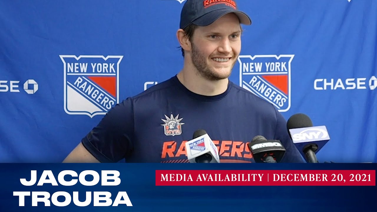 New York Rangers: Jacob Trouba Media Availability | Dec. 20, 2021 - YouTube