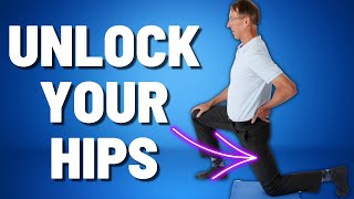 How to Unlock Your Hip Flexors. How to Tell if They are Tight. Decrease Back & Hip Pain.