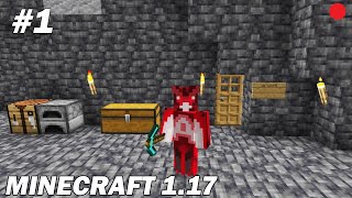 Début d'une nouvelle survie Minecraft 1.17! Minecraft Survie 1.17 EP1