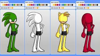 How to make Sonic Characters with Furry Doll Maker