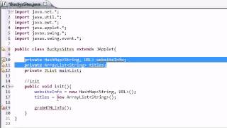 Intermediate Java Tutorial 30 init for Networking Applet