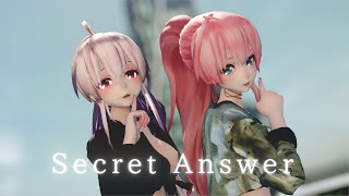 【MMD】Secret Answer ／ TDA Random Models HAKU & LUKA【4K/60fps】