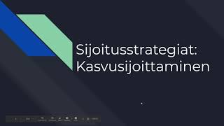 Sijoitusstrategiat #2 | Kasvusijoittaminen