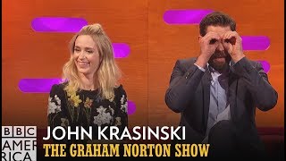John Krasinski Hit Full Stalker Status With Emily Blunt  - The Graham Norton Show