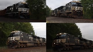 Railfanning Ravenna Ohio to catch NS 955 OCS train and caught other trains on the mainline!!