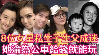 1女3男夜夜扭不停，淪為公車給錢就玩！8位女星私生子父親至今成謎！她親吐生父身份轟動全台！#謝金燕 #陳美鳳 #龍千玉 #許純美 #江蕙 #崔苔菁 #胡因夢 #許仙姬 #星聞大白話