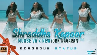 Rango Rangoli Remix ✨💙 Munbe Vaa × Newyork Nagaram Mashup ✨💙 Shraddha Kapoor Gorgeous Status ✨💙 MCB