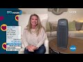 hunter true hepa tall tower air purifier with ecosilver ...