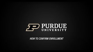 Confirm Enrollment