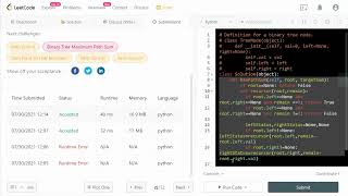 Leetcode 112. Path Sum| FAANG Coding Question | Python | Tree Traversal