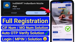 Indsmart Indian Bank Registration | Indsmart Register Problem Solution | Indsmart App Latest Updates